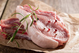 Raw Duroc Bone in Pork Chops 2/12-14oz